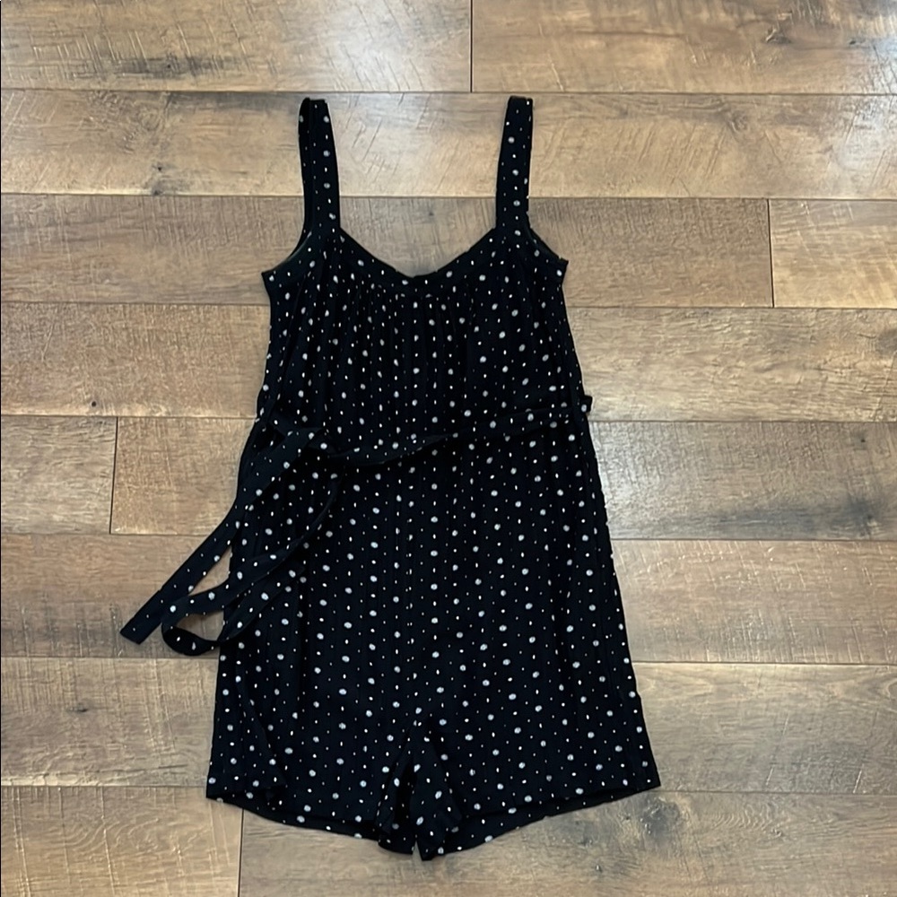 Fat Face Women’s Black Strapless Romper
